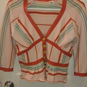 Anthropologie Sweaters - Guinevere Anthropologie 3/4 Sleeve Peplum Cardigan Anthropologie Sweaters - Guinevere Anthropologie 3/4 Sleeve Peplum Cardigan